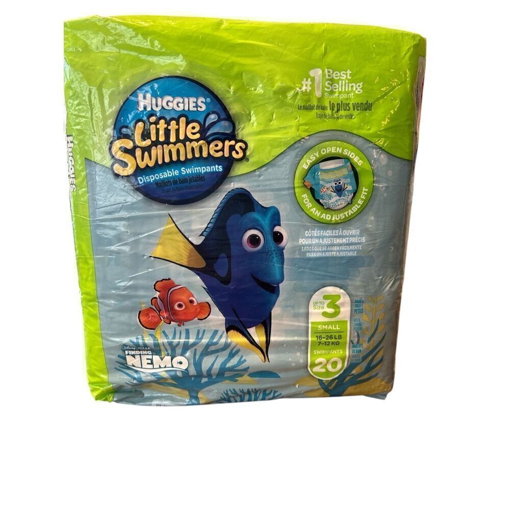 Huggies Little Swimmers 16-26 Lb Finding Nemo 20 Disposable Swimpant